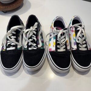Vans Checkered Sneakers—2 pairs! Worn Once!